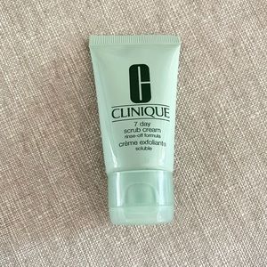 New Clinique 7 Day Scrub Cream Rinse Off Formula